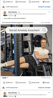 Alan Herweg der Mental Health Coach Was sollen nur die Leute denken! Bild