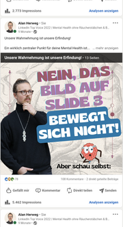 Alan Herweg der Mental Health Coach Unsere Wahrnehmung ist unsere Erfindung! Bild